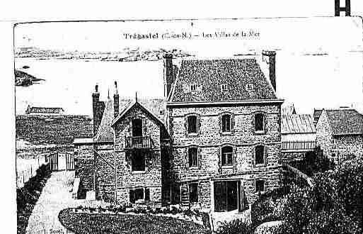 Ville de TREGASTEL Carte postale ancienne